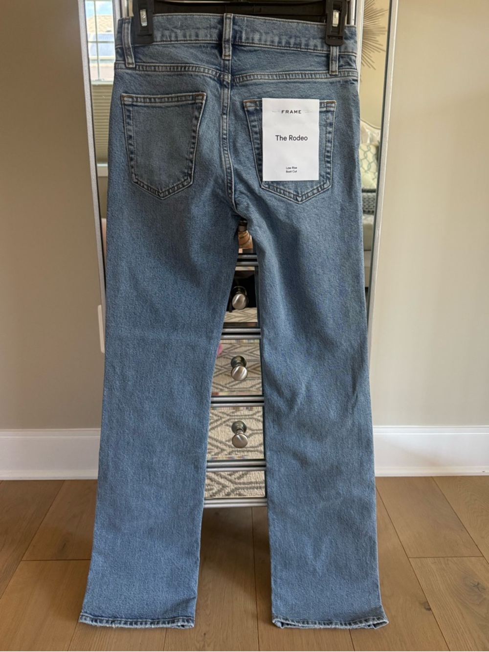NWT 🩵Frame🩵 THE RODEO ~ Low Rise/Boot Cut - Picture 4 of 13